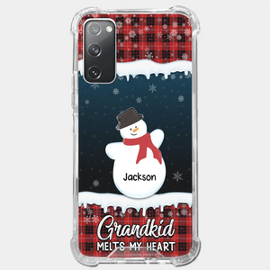 A Special Way To Keep Family Memories Close Every Day - Family Personalized Custom Clear Phone Case - Christmas Gift For Grandma