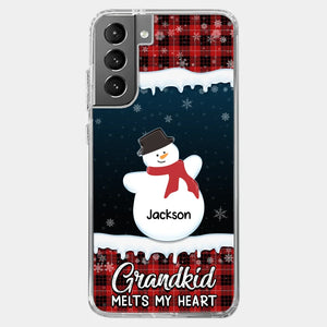 A Special Way To Keep Family Memories Close Every Day - Family Personalized Custom Clear Phone Case - Christmas Gift For Grandma