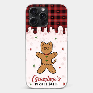 Personalize Her Phone With Memories That Make Her Smile - Family Personalized Custom Clear Phone Case - Christmas Gift For Grandma