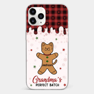 Personalize Her Phone With Memories That Make Her Smile - Family Personalized Custom Clear Phone Case - Christmas Gift For Grandma