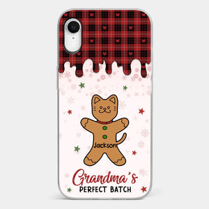 Personalize Her Phone With Memories That Make Her Smile - Family Personalized Custom Clear Phone Case - Christmas Gift For Grandma