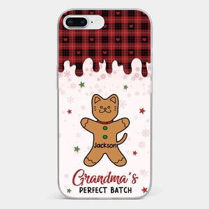 Personalize Her Phone With Memories That Make Her Smile - Family Personalized Custom Clear Phone Case - Christmas Gift For Grandma