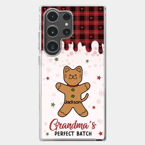 Personalize Her Phone With Memories That Make Her Smile - Family Personalized Custom Clear Phone Case - Christmas Gift For Grandma