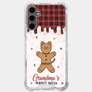 Personalize Her Phone With Memories That Make Her Smile - Family Personalized Custom Clear Phone Case - Christmas Gift For Grandma