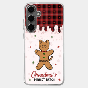 Personalize Her Phone With Memories That Make Her Smile - Family Personalized Custom Clear Phone Case - Christmas Gift For Grandma