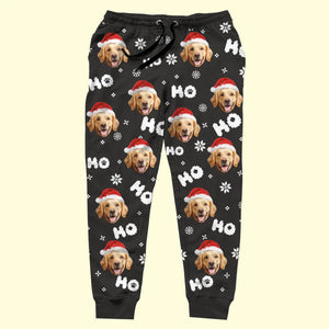 Custom Photo Furry Friends Make Christmas Bright - Dog & Cat Personalized Custom Unisex Sweatpants - Christmas Gift For Pet Owners, Pet Lovers