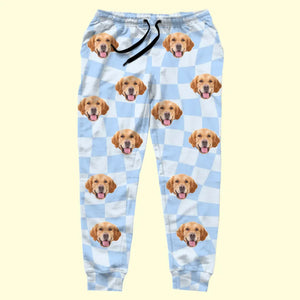 Custom Photo Christmas Is Better With A Wet Nose And A Wagging Tail - Dog & Cat Personalized Custom Unisex Sweatpants - Christmas Gift For Pet Owners, Pet Lovers