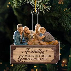 Custom Photo A Sweet Touch To Our Holiday Decor - Family Personalized Custom Ornament - Acrylic Custom Shaped - Christmas Gift For Family Members