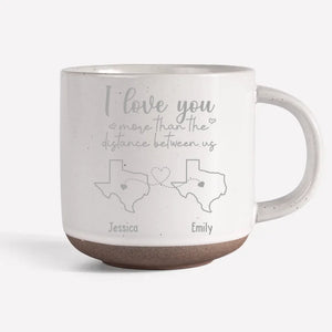 You And Me Are In This Together Always - Bestie Personalized Custom Pottery Mug - Gift For Best Friends, BFF, Sisters