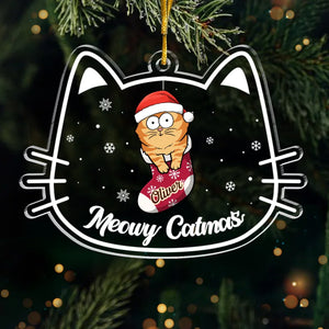 You’re The Purrfect Gift This Christmas - Cat Personalized Custom Ornament - Acrylic Custom Shaped - Christmas Gift For Pet Owners, Pet Lovers