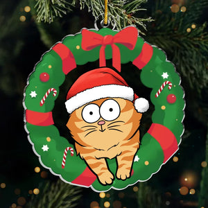 A Unique Way To Remember Your Beloved Cat This Holiday - Cat Personalized Custom Ornament - Acrylic Custom Shaped - Christmas Gift For Pet Owners, Pet Lovers