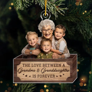 Custom Photo We Create The Best Holiday Memories - Family Personalized Custom Ornament - Acrylic Custom Shaped - Christmas Gift For Grandma, Grandpa