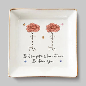 Thankful For Every Moment Together - Family Personalized Custom Jewelry Dish - Gift For Grandma, Mom, Daughter