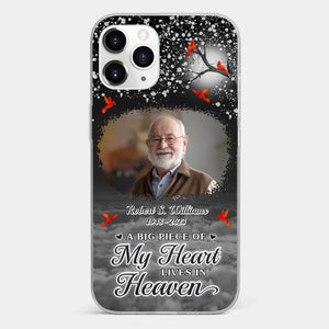 Custom Photo Your Love Will Always Be Here - Memorial Personalized Custom Clear Phone Case - Sympathy Gift For Family Members