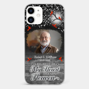 Custom Photo Your Love Will Always Be Here - Memorial Personalized Custom Clear Phone Case - Sympathy Gift For Family Members