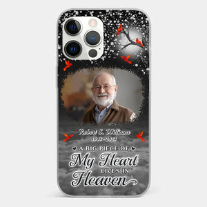 Custom Photo Your Love Will Always Be Here - Memorial Personalized Custom Clear Phone Case - Sympathy Gift For Family Members