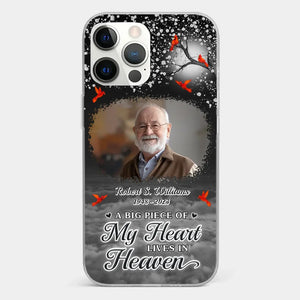 Custom Photo Your Love Will Always Be Here - Memorial Personalized Custom Clear Phone Case - Sympathy Gift For Family Members