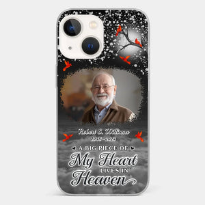 Custom Photo Your Love Will Always Be Here - Memorial Personalized Custom Clear Phone Case - Sympathy Gift For Family Members