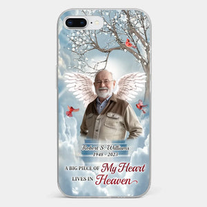 Custom Photo The Brave May Fall, But Never Yield - Memorial Personalized Custom Clear Phone Case - Sympathy Gift For Family Members