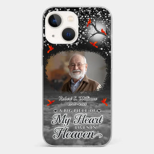 Custom Photo Your Love Will Always Be Here - Memorial Personalized Custom Clear Phone Case - Sympathy Gift For Family Members