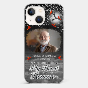 Custom Photo Your Love Will Always Be Here - Memorial Personalized Custom Clear Phone Case - Sympathy Gift For Family Members