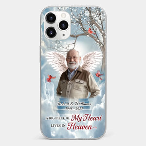 Custom Photo The Brave May Fall, But Never Yield - Memorial Personalized Custom Clear Phone Case - Sympathy Gift For Family Members