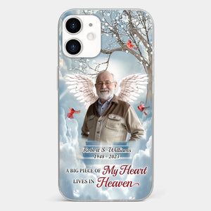 Custom Photo The Brave May Fall, But Never Yield - Memorial Personalized Custom Clear Phone Case - Sympathy Gift For Family Members