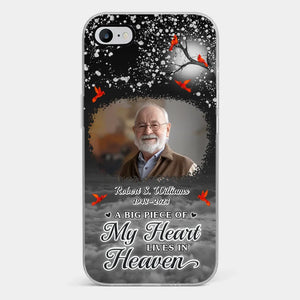 Custom Photo Your Love Will Always Be Here - Memorial Personalized Custom Clear Phone Case - Sympathy Gift For Family Members