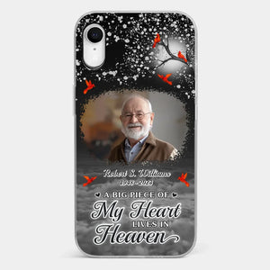 Custom Photo Your Love Will Always Be Here - Memorial Personalized Custom Clear Phone Case - Sympathy Gift For Family Members