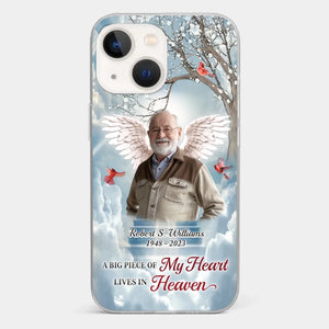 Custom Photo The Brave May Fall, But Never Yield - Memorial Personalized Custom Clear Phone Case - Sympathy Gift For Family Members