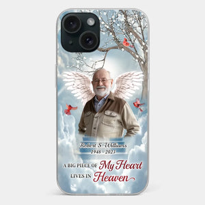 Custom Photo The Brave May Fall, But Never Yield - Memorial Personalized Custom Clear Phone Case - Sympathy Gift For Family Members