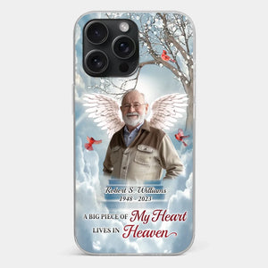 Custom Photo The Brave May Fall, But Never Yield - Memorial Personalized Custom Clear Phone Case - Sympathy Gift For Family Members