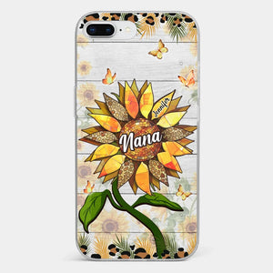 To The Wonderful Woman - Family Personalized Custom Clear Phone Case - Gift For Mom, Grandma