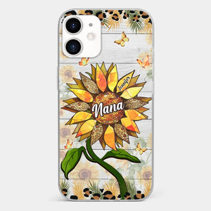 To The Wonderful Woman - Family Personalized Custom Clear Phone Case - Gift For Mom, Grandma