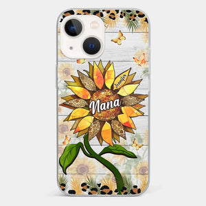 To The Wonderful Woman - Family Personalized Custom Clear Phone Case - Gift For Mom, Grandma