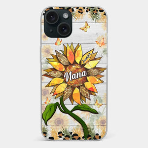 To The Wonderful Woman - Family Personalized Custom Clear Phone Case - Gift For Mom, Grandma