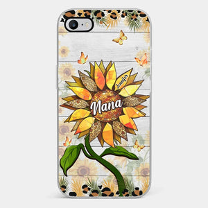 To The Wonderful Woman - Family Personalized Custom Clear Phone Case - Gift For Mom, Grandma