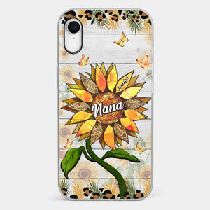 To The Wonderful Woman - Family Personalized Custom Clear Phone Case - Gift For Mom, Grandma