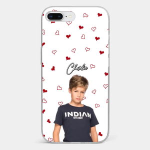 Custom Photo Love You So Much - Family Personalized Custom Clear Phone Case - Gift For Mom, Grandma