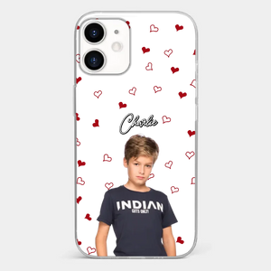 Custom Photo Love You So Much - Family Personalized Custom Clear Phone Case - Gift For Mom, Grandma