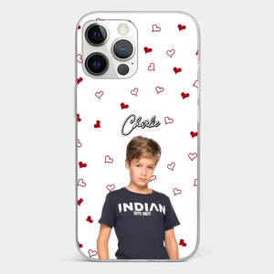 Custom Photo Love You So Much - Family Personalized Custom Clear Phone Case - Gift For Mom, Grandma