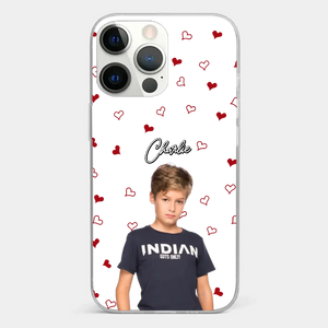 Custom Photo Love You So Much - Family Personalized Custom Clear Phone Case - Gift For Mom, Grandma