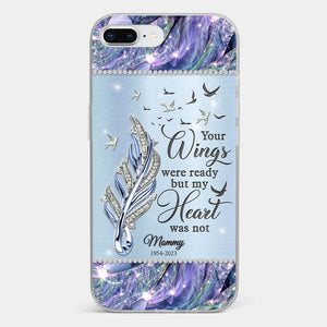 You'll Always Be In My Heart - Memorial Personalized Custom Clear Phone Case - Sympathy Gift For Family Members