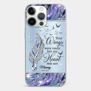 You'll Always Be In My Heart - Memorial Personalized Custom Clear Phone Case - Sympathy Gift For Family Members