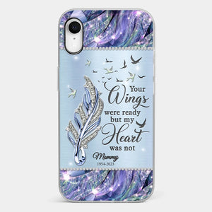 You'll Always Be In My Heart - Memorial Personalized Custom Clear Phone Case - Sympathy Gift For Family Members