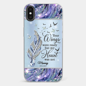 You'll Always Be In My Heart - Memorial Personalized Custom Clear Phone Case - Sympathy Gift For Family Members