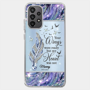 You'll Always Be In My Heart - Memorial Personalized Custom Clear Phone Case - Sympathy Gift For Family Members