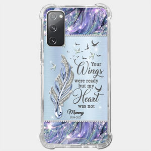 You'll Always Be In My Heart - Memorial Personalized Custom Clear Phone Case - Sympathy Gift For Family Members