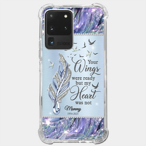 You'll Always Be In My Heart - Memorial Personalized Custom Clear Phone Case - Sympathy Gift For Family Members