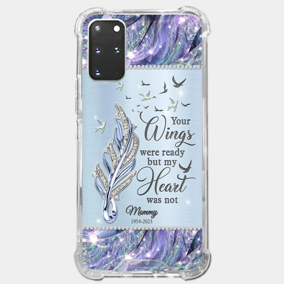 You'll Always Be In My Heart - Memorial Personalized Custom Clear Phone Case - Sympathy Gift For Family Members